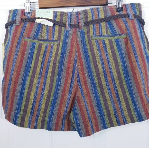 Sonoma Modern Fit Cotton/Linen Shorts Sz 16 NWT - Picture 5 of 8